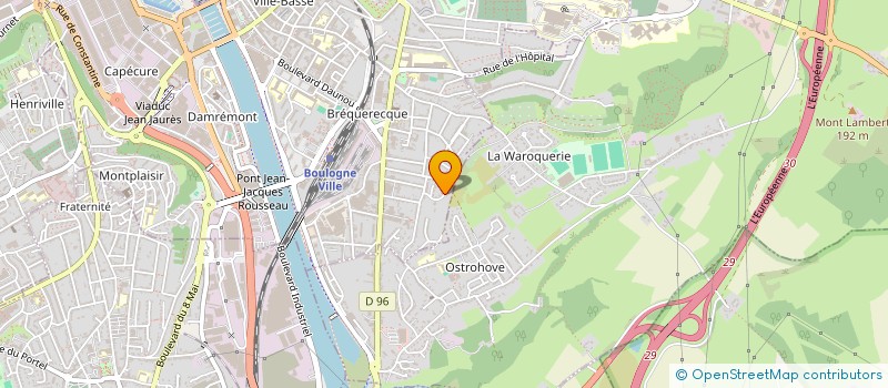 localisation de l'entreprise BL IMMO 62  BOULOGNE-SUR-MER