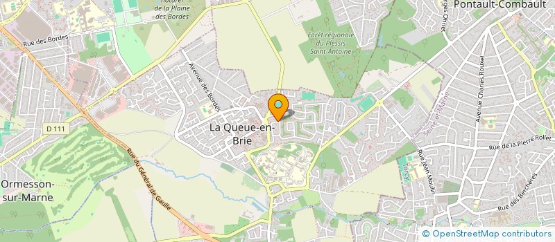 localisation de l'entreprise BL IMMO  LA QUEUE-EN-BRIE