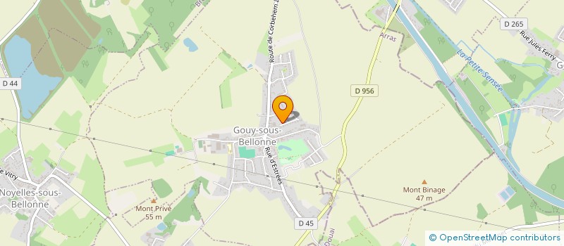 localisation de l'entreprise BL IMMO  GOUY-SOUS-BELLONNE