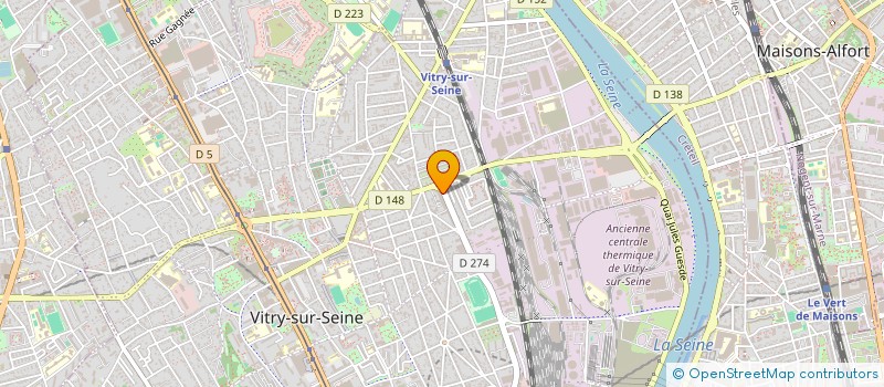 localisation de l'entreprise BL IMMO  VITRY-SUR-SEINE