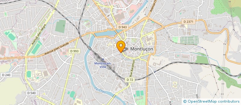 localisation de l'entreprise BL IMMOBILIER à MONTLUCON