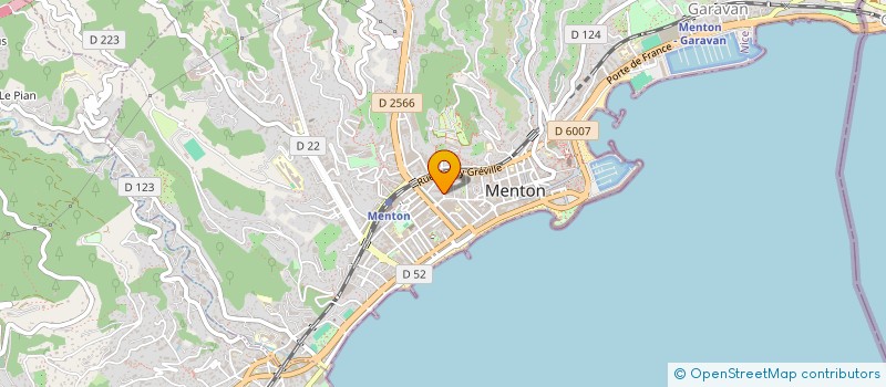 localisation de l'entreprise BL IMMOBILIER à MENTON