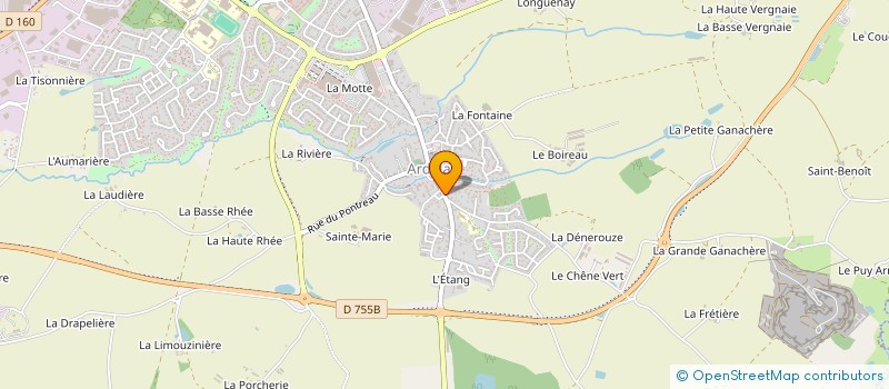 localisation de l'entreprise BL IMMOBILIER à LES HERBIERS