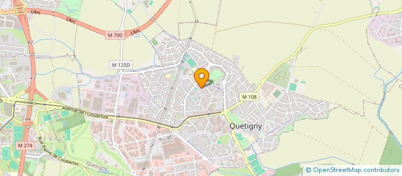 localisation de l'entreprise BL IMMOBILIER  QUETIGNY