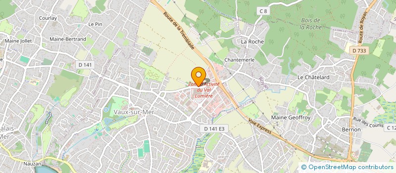 localisation de l'entreprise BL IMMOBILIER  VAUX-SUR-MER