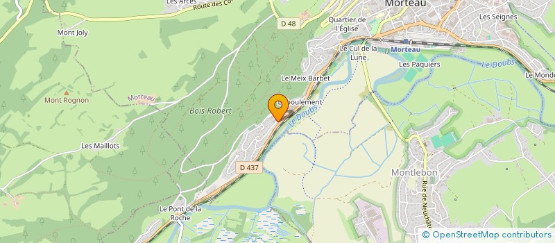 localisation de l'entreprise BL IMMOBILIER MORTEAU  MORTEAU