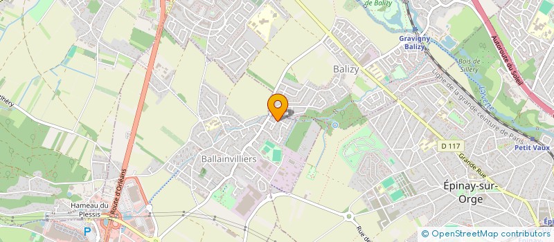 localisation de l'entreprise BL IMPACT  BALLAINVILLIERS