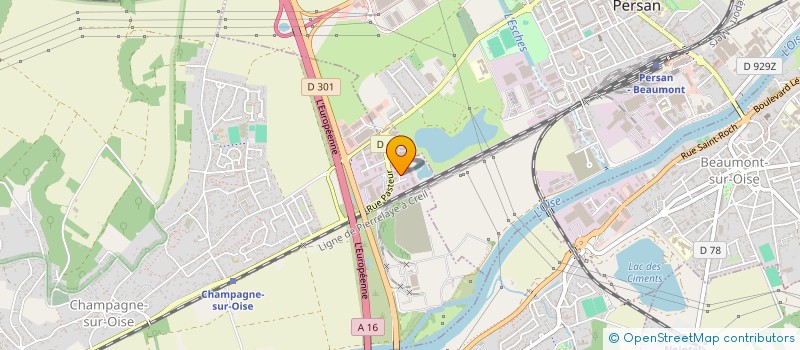 localisation de l'entreprise BL INVEST 7  CHAMPAGNE-SUR-OISE