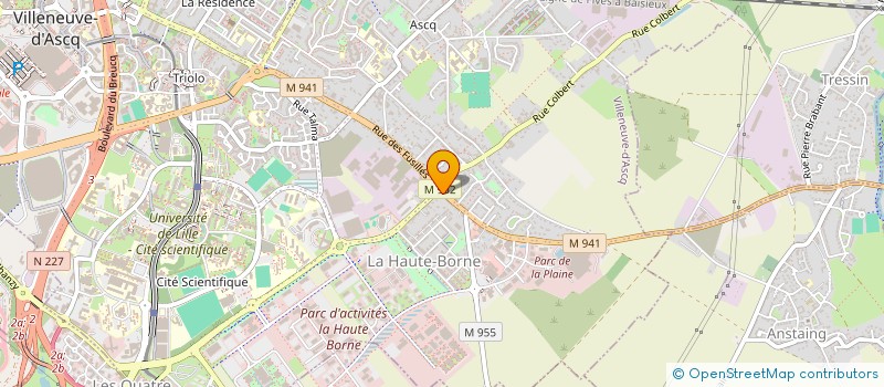 localisation de l'entreprise BL INVEST à VILLENEUVE-D'ASCQ