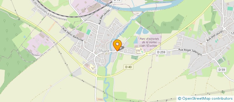 localisation de l'entreprise BL MACONNERIE  THIANT