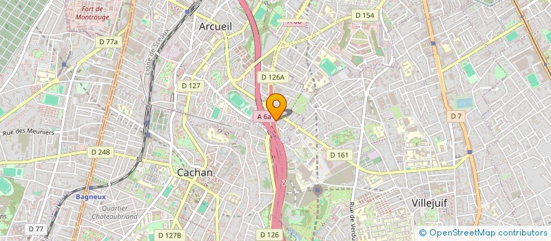 localisation de l'entreprise BL MEDICAL à ARCUEIL