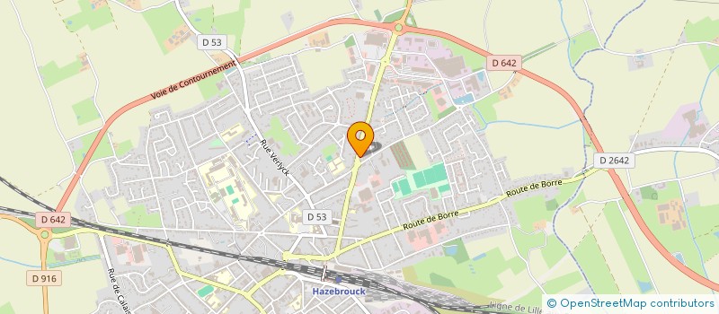 localisation de l'entreprise BL PRESSE  HAZEBROUCK
