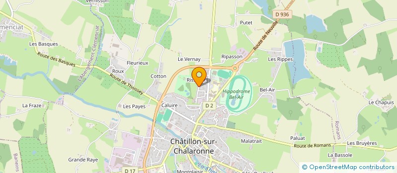 localisation de l'entreprise BL PRESTIGE à CHATILLON-SUR-CHALARONNE