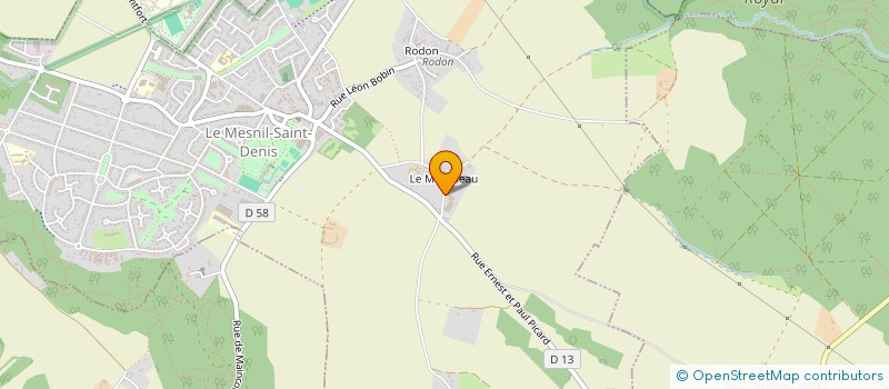 localisation de l'entreprise BL PRO AGENCEMENT  LE MESNIL-SAINT-DENIS