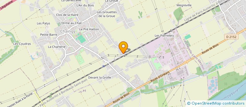 localisation de l'entreprise BL RAVALEMENT à CHAINGY