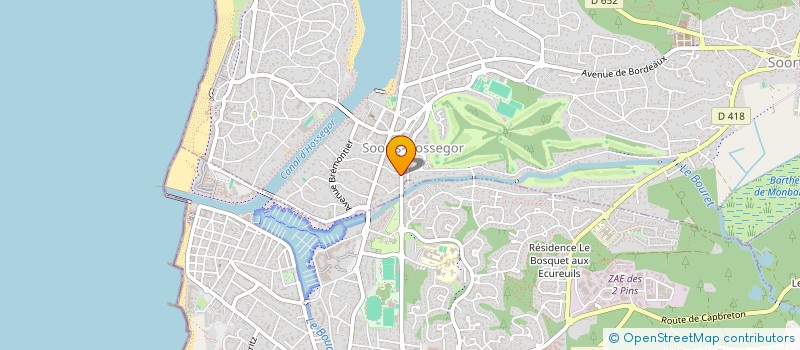 localisation de l'entreprise BL RESTAURANT  SOORTS-HOSSEGOR