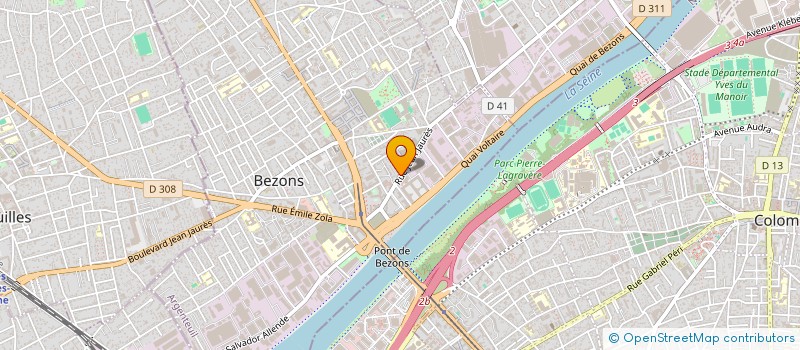 localisation de l'entreprise BL SAS à BEZONS