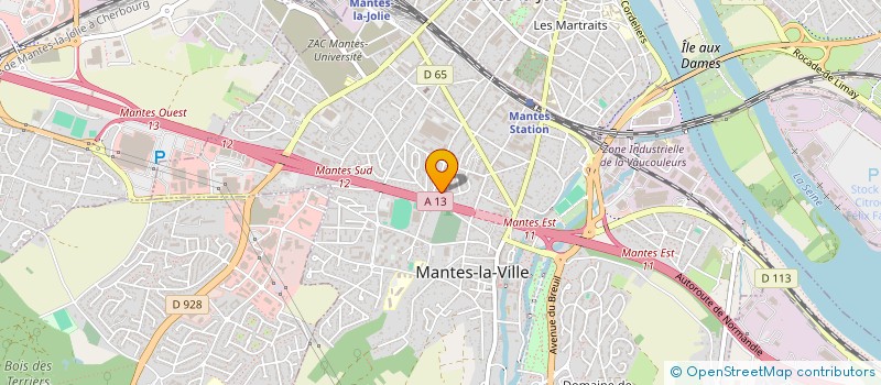 localisation de l'entreprise BL SERVICE BATIMENT ENTREPRISE GENERAL DE BATIMENT à MANTES-LA-VILLE
