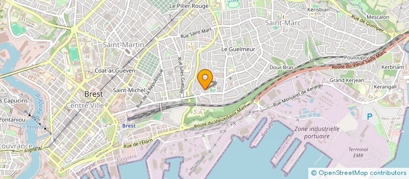 localisation de l'entreprise BL-SERVICES à BREST