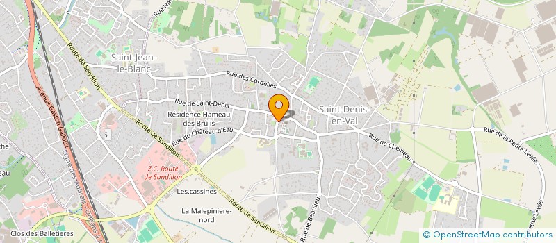localisation de l'entreprise BL SERVICES-SAP à SAINT-DENIS-EN-VAL