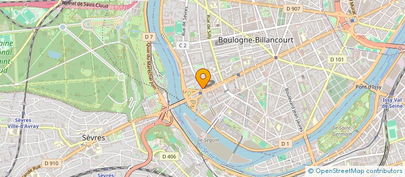 localisation de l'entreprise BL SOCIETE DE PARTICIPATIONS FINANCIERES DE PROFESSION LIBERALE DE CHIRURGIENS DENTISTES à BOULOGNE-BILLANCOURT