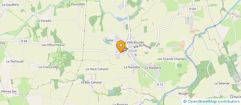 localisation de l'entreprise BL SOLUTIONS  SAINT-JUVAT