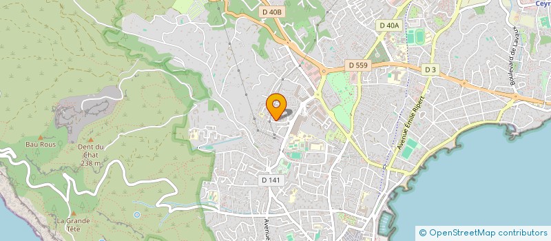 localisation de l'entreprise BL TAXI  LA CIOTAT