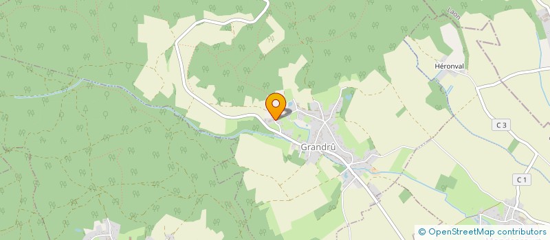 localisation de l'entreprise BL TERRASSEMENT  GRANDRU