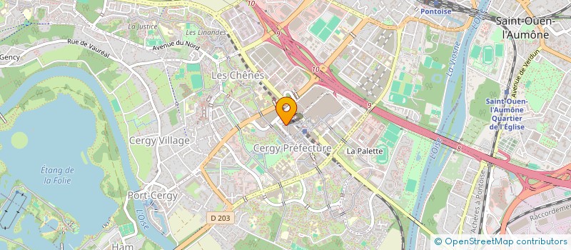 localisation de l'entreprise BL THIERS à PONTOISE