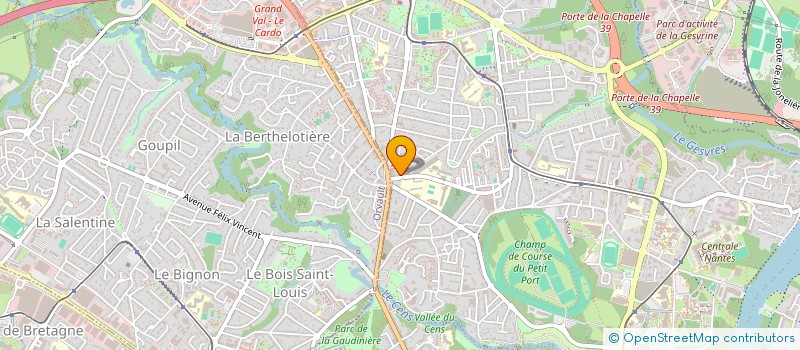 localisation de l'entreprise BL TRANSPORT à NANTES