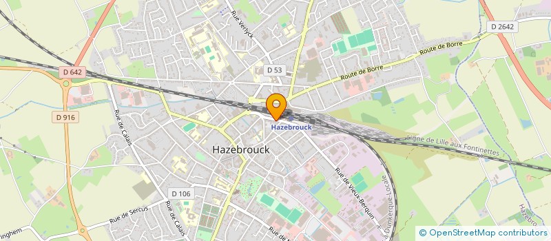 localisation de l'entreprise BL VAPE  HAZEBROUCK