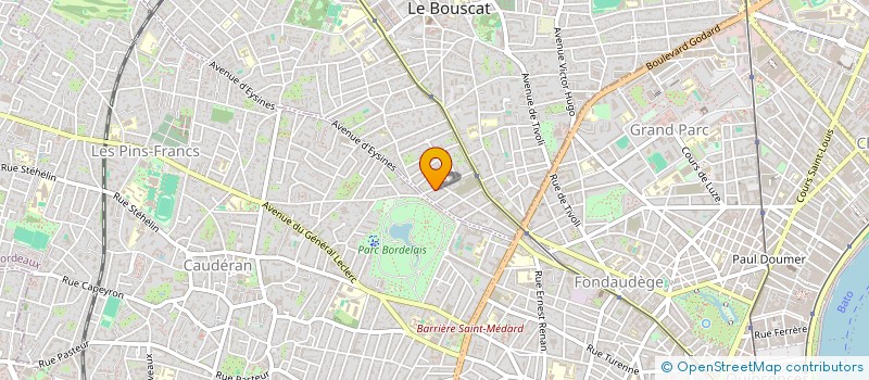 localisation de l'entreprise BL WINES  LE BOUSCAT