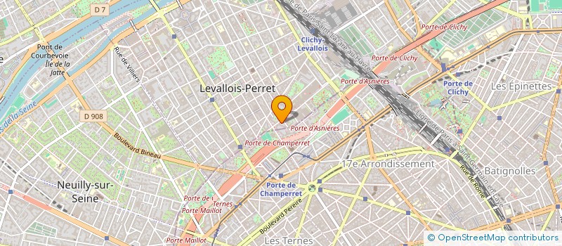 localisation de l'entreprise BL17 MONCEAU à LEVALLOIS-PERRET