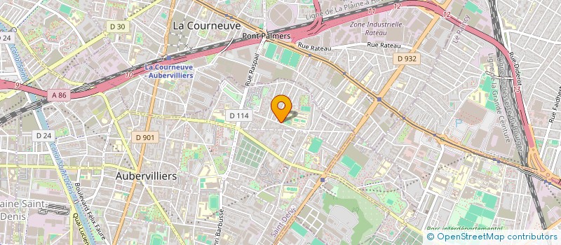 localisation de l'entreprise BL26  AUBERVILLIERS