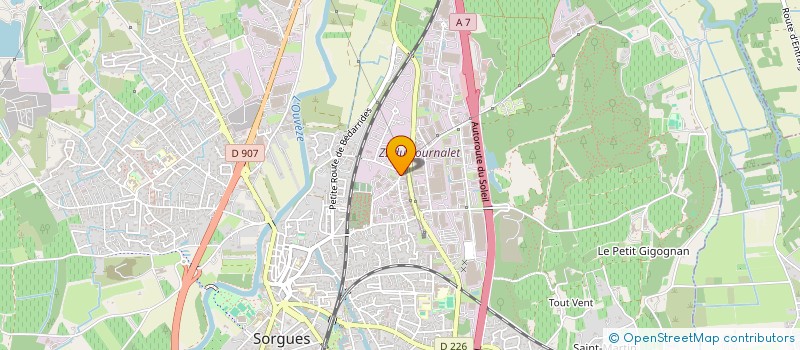 localisation de l'entreprise BL2M  SORGUES