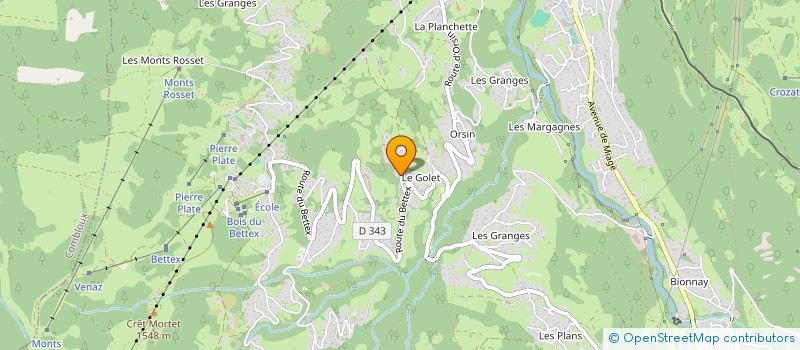 localisation de l'entreprise BLA  SAINT-GERVAIS-LES-BAINS