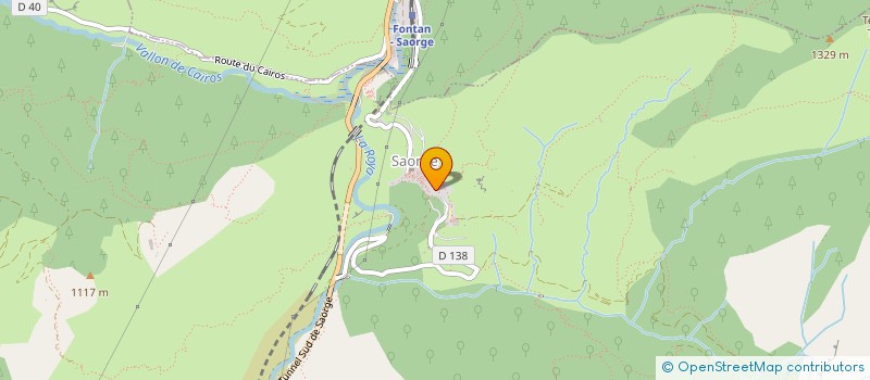 localisation de l'entreprise BLA BLA BLA  SAORGE