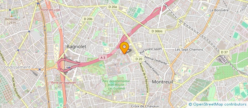 localisation de l'entreprise BLA ENTREPRISE à MONTREUIL