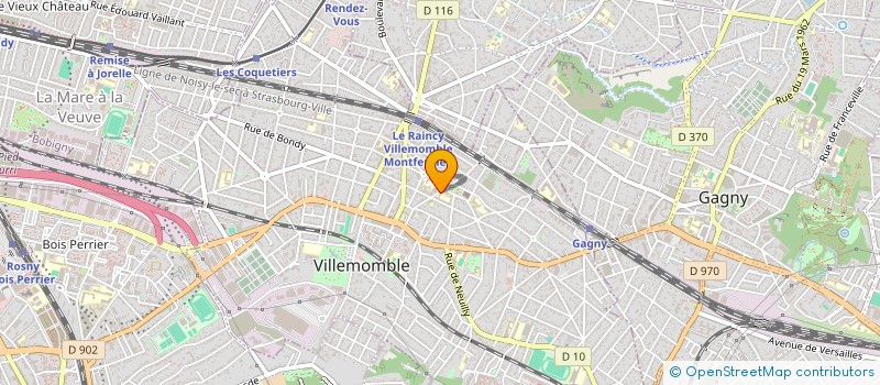 localisation de l'entreprise BLABBS  VILLEMOMBLE