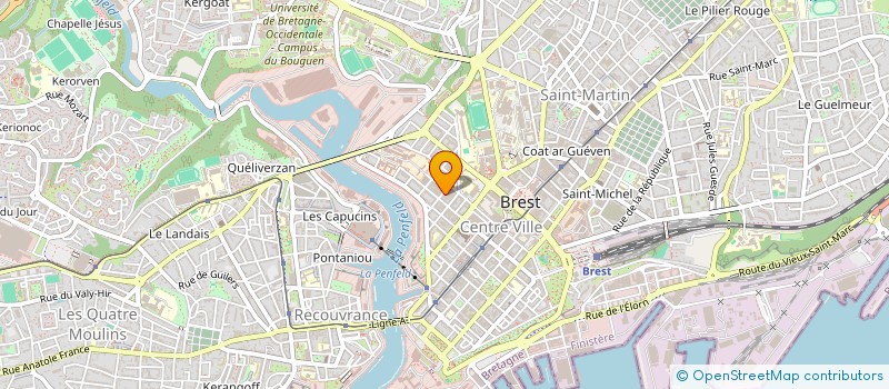 localisation de l'entreprise BLABLA PROD à BREST