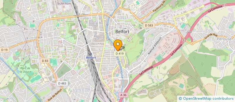 localisation de l'entreprise BLABLARUN BELFORT à BELFORT