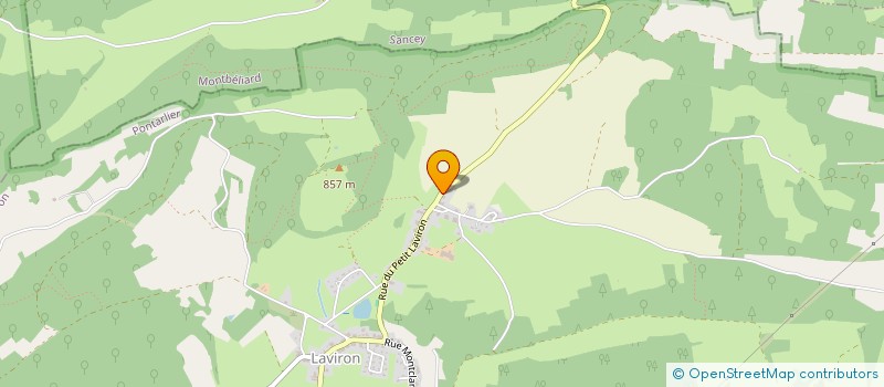 localisation de l'entreprise BLAC  LAVIRON