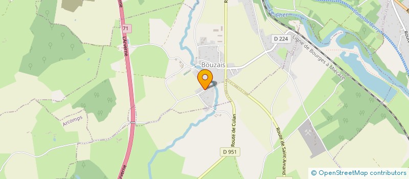 localisation de l'entreprise BLAC  BOUZAIS