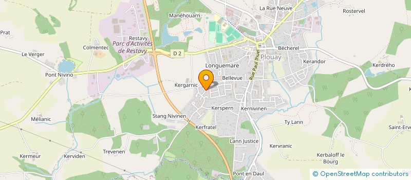 localisation de l'entreprise BLAC  PLOUAY