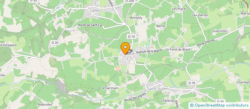 localisation de l'entreprise BLAC'EPICERIE  BLACE