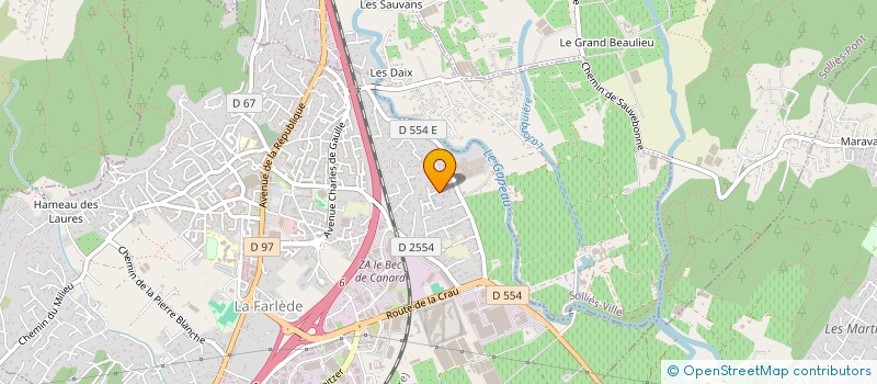 localisation de l'entreprise BLACART  LA FARLEDE