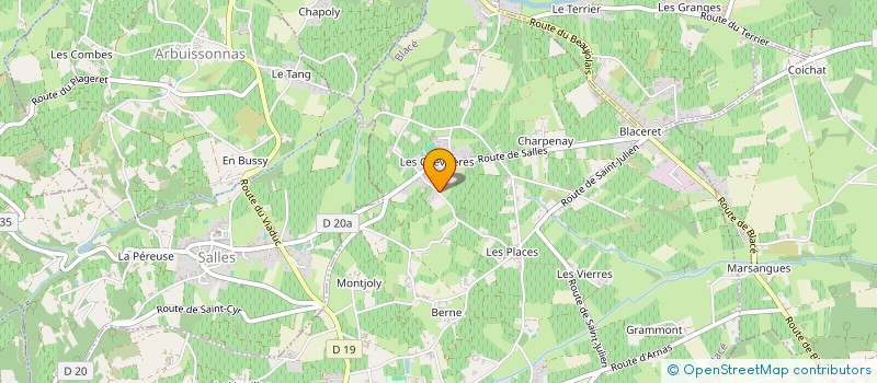 localisation de l'entreprise BLACEEN SALLESIENNE EN 4L  BLACE