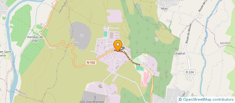 localisation de l'entreprise BLACHERE  LAVILLEDIEU