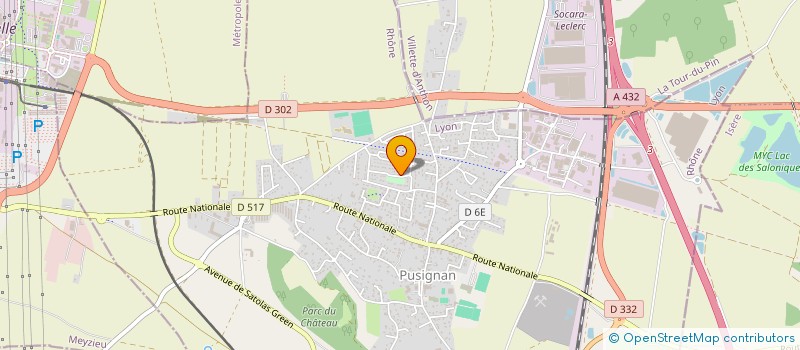 localisation de l'entreprise BLACHES  PUSIGNAN