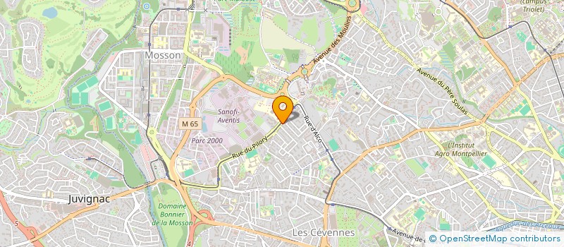 localisation de l'entreprise BLACHON à MONTPELLIER